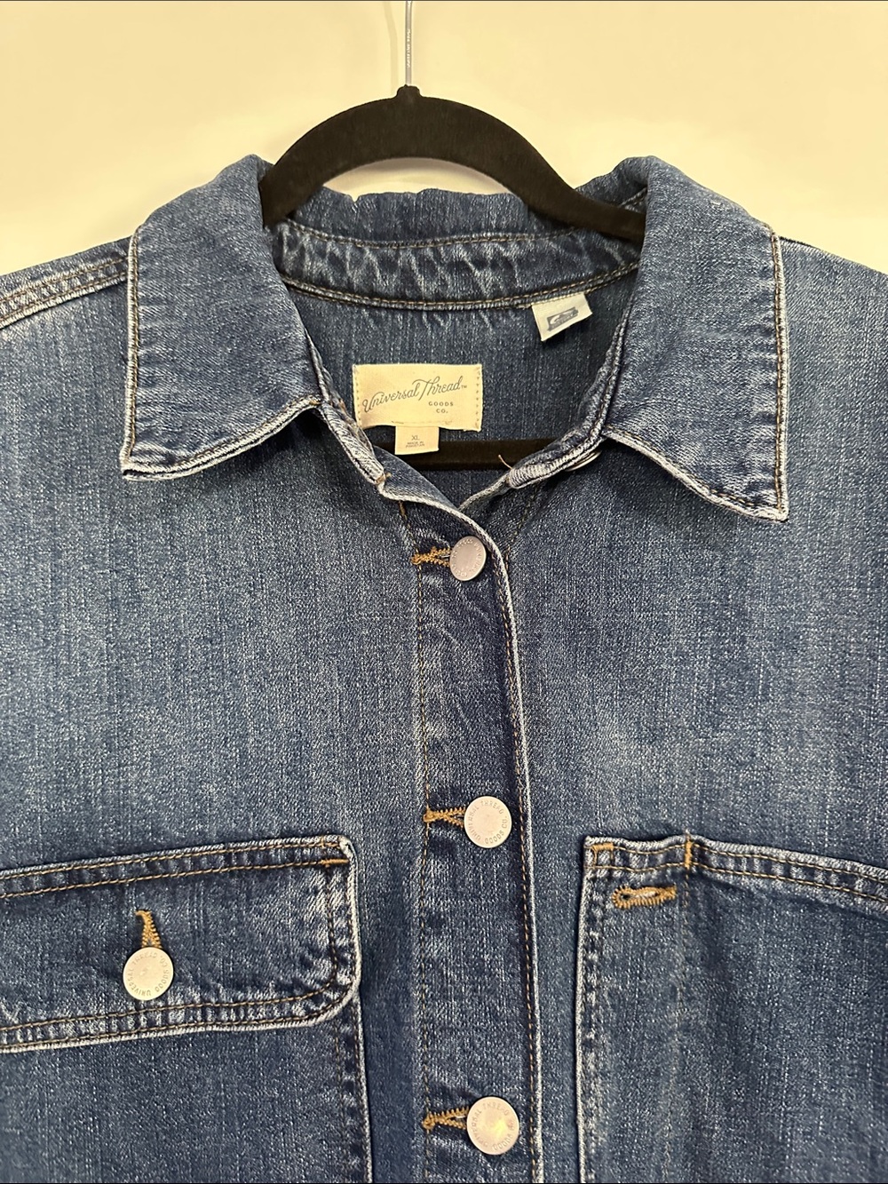 Universal Thread Blue Denim Midi Dress Size XL - Picture 6 of 13
